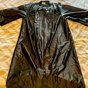 Black graduation gown